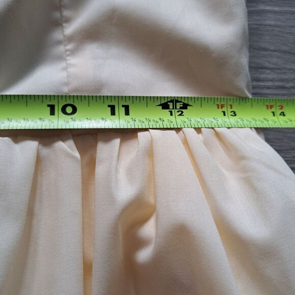 Rihoas Square Neck Criss Cross Back Sleeveless Midi Dress Light Yellow Small NWT - Picture 14 of 14